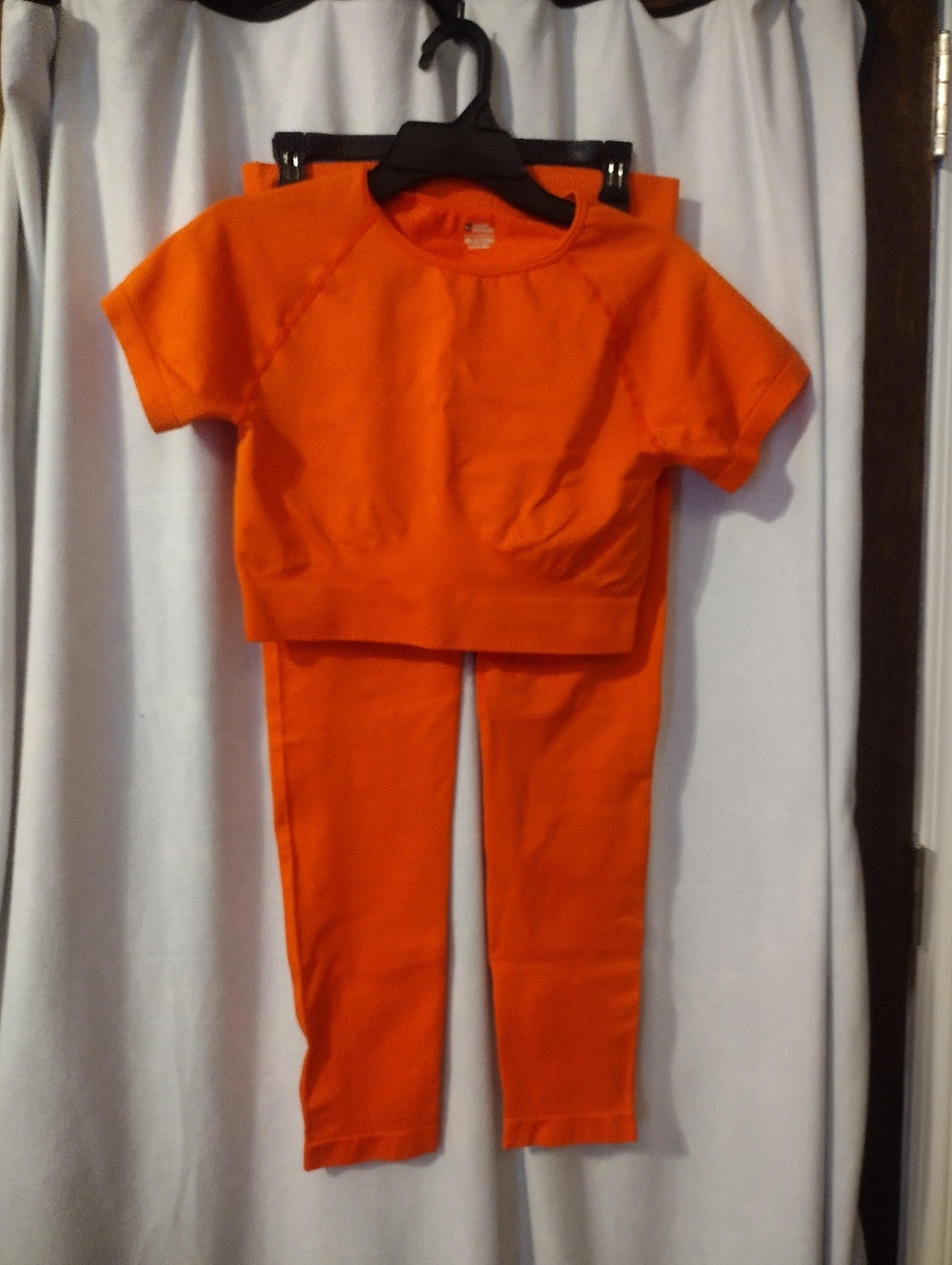 Orange 2 PC Athletic Set